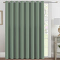 H.VERSAILTEX Blackout Patio Curtains 100 x 84 Inches for Sliding Door Extral Wide Blackout Curtain Panels Thermal Insulated Room Divider - Grommet Top, 7' Tall by 8.5' Wide - Green Bay
