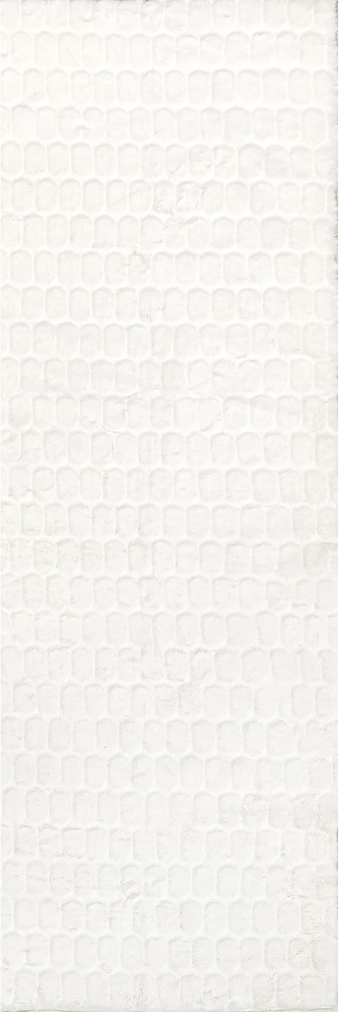 nuLOOM Nia White/Ivory, 2'6" x 8', Cozy Shag, Fluffy and Soft, High Traffic, Stain Resistant, Easy Clean, Durable Machine Washable Runner for Bedroom, Living Room, Dining, Den, Foyer, Entryway