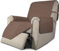 Easy-Going Recliner Chair Slipcover Reversible Sofa Cover Water Resistant Couch Cover Furniture Protector with Elastic Straps for Pets Dog (Recliner 22 inch, Brown/Brown)
