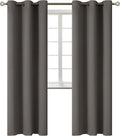 BGment Blackout Curtains for Bedroom - Grommet Thermal Insulated Room Darkening Curtains for Living Room, Set of 2 Panels (42 x 84 Inch, Grey)