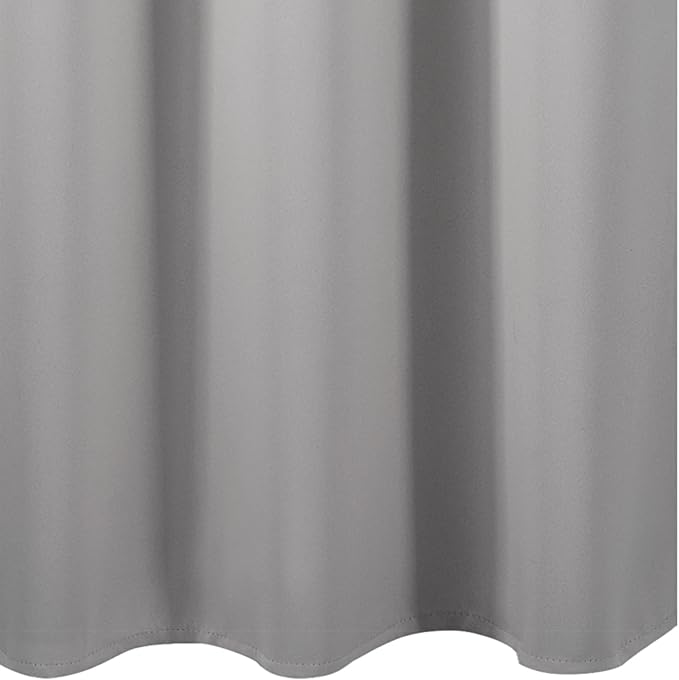 LEMOMO Blackout Curtains 52 x 90 Inch Long Light Grey Curtains Set of 2 Panels Room Darkening Curtains for Bedroom and Living Room