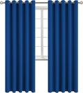 BGment Blackout Curtains for Bedroom - Grommet Thermal Insulated Room Darkening Curtains for Living Room, 70 x 84 Inch, 2 Panels, Royal Blue