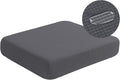 Water Repellent Sofa Cushion Slipcovers, Stretch Sofa Seat Cushion Cover, Furniture Protector Slipcovers RV Seat Cover for Living Room (Loveseat Cushion, Gray)