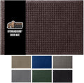 GORILLA GRIP® Ultra Absorbent Front Door Mat Outside Entrance, 47x35, Traps Dirt and Moisture, HydroABSORB Indoor Outdoor Doormat Holds Up to 6 Cups Water, Stain and Fade Resistant Welcome Mat, Coffee