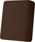 XINEAGE Couch Cushion Covers Seat Cushion Cover Thick Stretch Sofa Slipcovers 1 Piece Individual Couch Covers with Elastic Bottom(Single Seat Cushion/Backrest,Coffee)