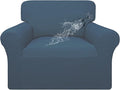 Easy-Going 100% Waterproof Chair Couch Cover, Dual Waterproof Sofa Cover, Stretch Jacquard Sofa Slipcover, Leakproof Furniture Protector for Kids, Pets, Dog and Cat (Chair, Bluestone)