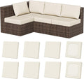8Pcs Stretch Patio Cushion Covers, Outdoor Couch & Sofa Replacement Slipcovers for Patio Furniture Cushion Covers, Washable Reusable Furniture Protector