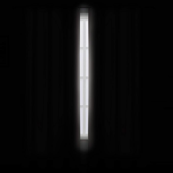 LEMOMO Light Beige Thermal Blackout Curtains/42 x 72 Inch/Set of 2 Panels Room Darkening Curtains for Bedroom