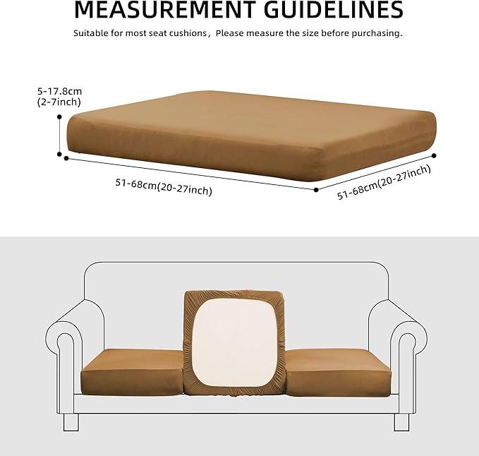 Outdoor Cushion Covers Set,14PCS Patio Furniture Couch Seat Slipcovers, Replacement for Sofa Sectional Chair(Cover，Only)