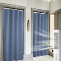 RYB HOME Blackout Curtains for Bedroom 84 inches Long 2 Panels Set, Privacy Thermal Insultaed Sunlignt Heat Blocking Drapes for Nursery Rental Room, Width 42 by Length 84, Stone Blue