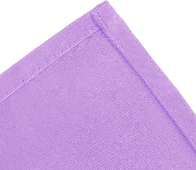 LEMOMO Blackout Curtains 52 x 120 Inch Long Lavender Curtains Set of 2 Panels Room Darkening Curtains for Bedroom and Living Room