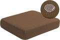 Water Resistant Couch Cushion Cover Stretch Sofa Seat Slipcover for Pets, Thick RV Dinette Seat Cushion Covers Sofa Protector, Washable (Medium, Coffee)
