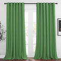 NICETOWN Blackout Draperies Curtain Panels - Window Treatment Thermal Insulated Solid Grommet Blackout Curtains/Panels/Drapes for Bedroom (Forest Green, Set of 2, 80 by 95 Inch)