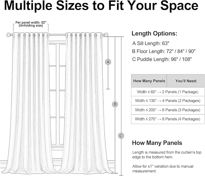 Topfinel Cream Linen Blackout Curtains 84 Inch Long for Bedroom Living Room, Ivory Pinch Pleat Back Tab Full Blackout Drapes Farmhouse Boho Curtains for Window, White Neutral Curtains 52" X 84" 7 FT