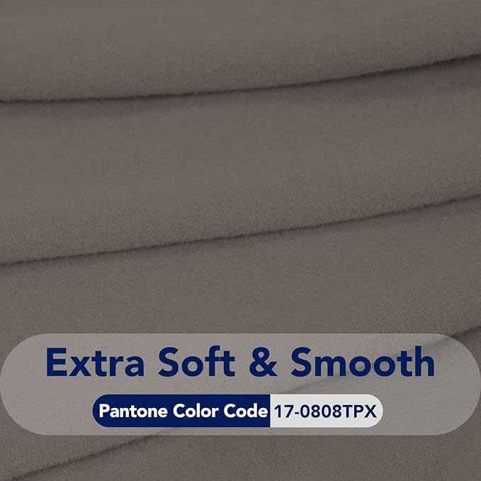 PureFit Super Stretch Sofa Slipcover – Spandex Non Slip Soft Couch Sofa Cover, Washable Furniture Protector with Non Skid Foam and Elastic Bottom for Kids, Pets （Oversized Sofa, Taupe）