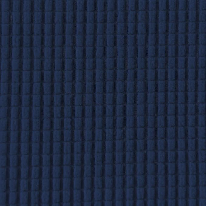 Easy-Going Stretch Oversized Sofa Slipcover 1-Piece Sofa Cover Furniture Protector Couch Soft with Elastic Bottom for Kids, Polyester Spandex Jacquard Fabric Small Checks Navy