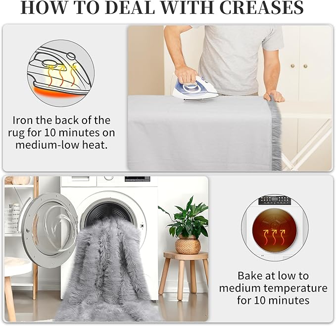 Faux Fur Rug, Grey Small Fluffy Rug for Sofa Chair Couch Cover 2x4 Feet, Gray Soft Fuzzy Shag Rug for Bedroom, Indoor Shaggy Plush Floor Carpets Luxury Home Decor for Bedside