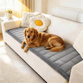 Couch Cover for Dogs Washable, Fuzzy Pet Couch Covers for 3 Cushion Sofa Pet Friendly, Non Slip Sofa Cover (Blue-Grey, 23.6" x 47"/60 x 120cm)