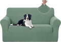 U-NICE HOME Loveseat Cover Stretch Couch Cover Sofa Cover Sofa Slipcover Furniture Protector for 2 Cushion Couch Sofa Pet Friendly(Loveseat, Cyan)