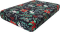 hyha Printed Couch Cushion Covers, Floral Sofa Covers Washable for 2 Cushion Couch, Stretch Pattern Outdoor Cushion Covers for Patio Furniture with Elastic Bottom(Medium, Christmas Botanical)