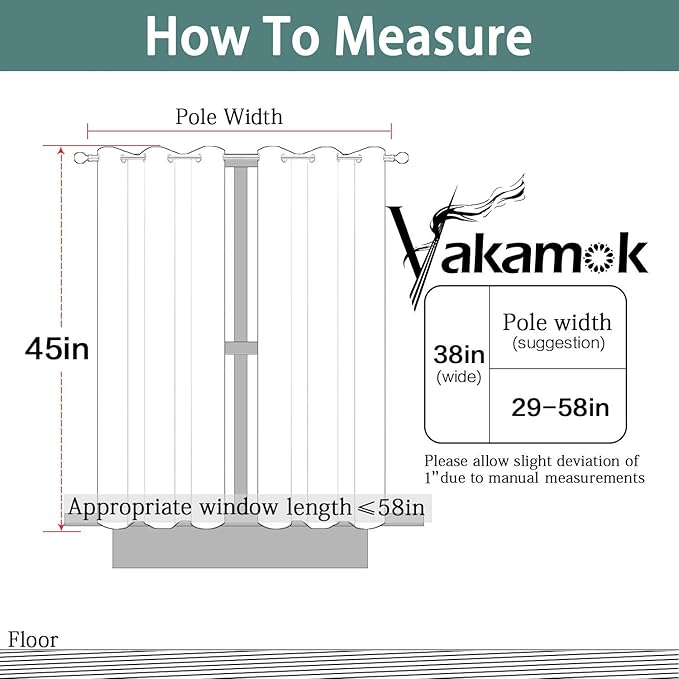 Yakamok Blackout Curtains for Bedroom - Grommet Thermal Insulated Room Darkening Curtains for Living Room, Set of 2 Panels (38 x 45Inch, Lilac)