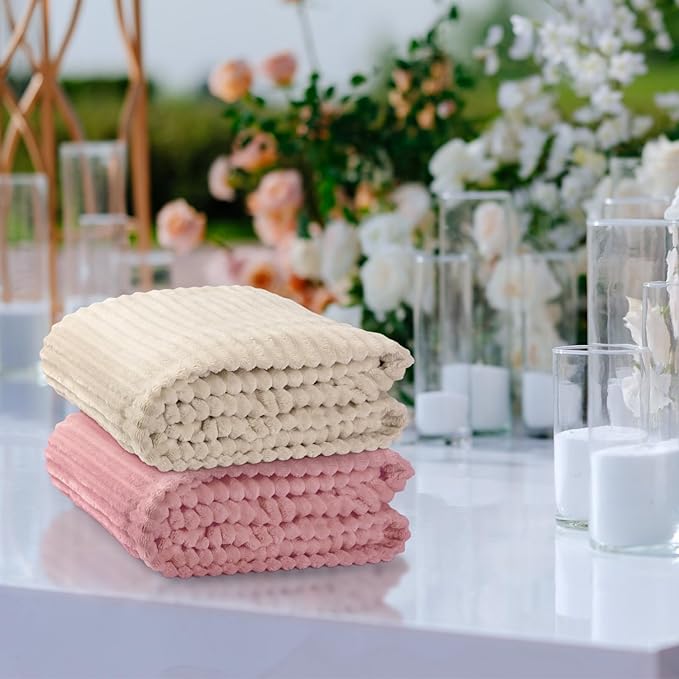 Buryeah 12 Pcs Flannel Throw Blanket Bulk 50 x 60 in Sleepover Blanket Outdoor Wedding Throw Lightweight, Oeko-tex Standard 100 Certified for Sofa Homeless Gifts (Multicolor)