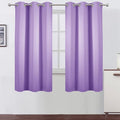 LEMOMO Lavender Blackout Curtains 42 x 63 Inch Length/Set of 2 Curtain Panels/Thermal Insulated Room Darkening Blackout Curtains for Bedroom
