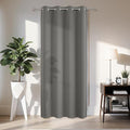 Joydeco Blackout Door Curtain for Doorway Privacy 78 Inches Long, Grommet Closet Curtain for Open Closet, Room Divider for Bedroom Living Room (Light Grey, 52Wx78L, 1 Panel)