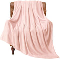 BEDELITE Fleece Blanket Pink Morn Throw Blankets for Couch & Bed, Luxury Plush Cozy Fuzzy Blanket 50" x 60", Super Soft Warm Lightweight Throw Blanket for Travel Camping