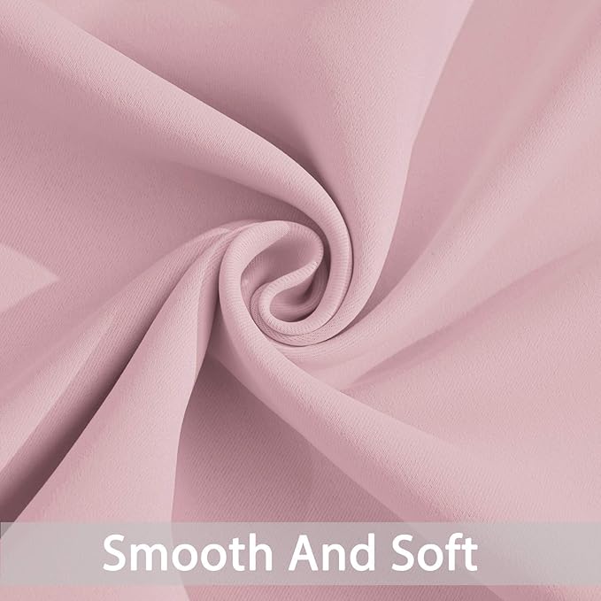 Yakamok Extra Wide Blackout Curtain for Sliding Glass Door, Grommet Thermal Insulated Room Divider Curtain 100W x 96L inch, Room Darkening Patio Curtain,8.3ft Wide x 8ft Tall, 1 Panel,Pink