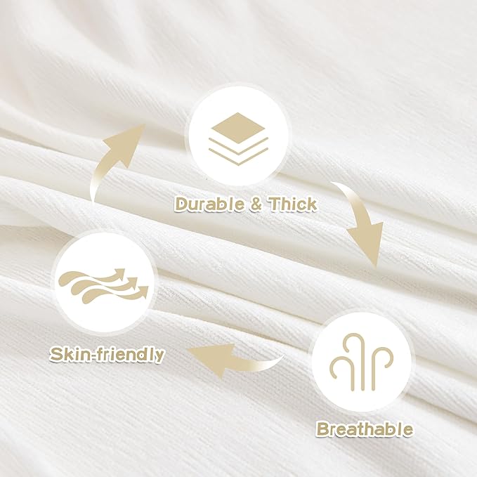 MYSKY HOME Couch Cover for Dogs Washable Couch Covers Couch Covers for Sofa Couch Cover 2 Cushion Sofa Non Slip Dogs Furniture Protector with Tassels Chenille Sofa Covers for Pets, 71"x102", White