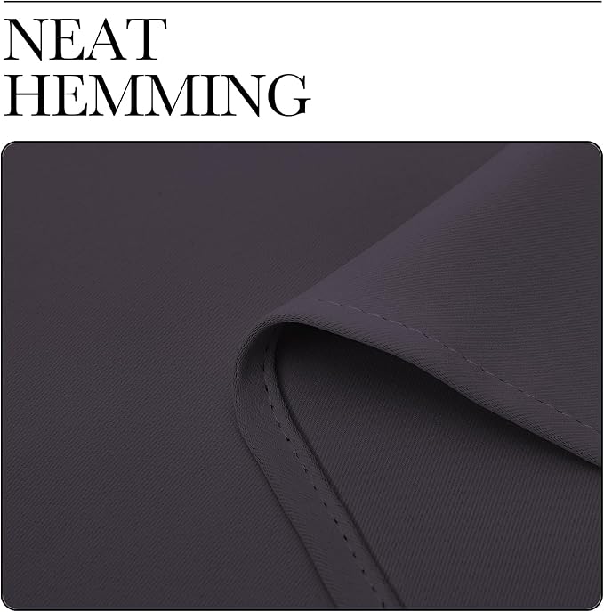 NICETOWN Blackout Curtains for Living Curtains, Greyish Purple, 2 Panels, 42 by 72, Room Darkening Window Curtain Panels, Easy-Care Solid Thermal Insulated Draperies/Drapes for Daughter Room