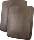 Leather Look Couch Cushion Covers Sofa Seat Slipcovers Sets Couches Furniture Protector for Sectional Armchair Loveseat Pets Kids Stretch Spandex Fabric (2 Cushion Sofa, Light Brown)