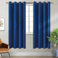BGment Blackout Curtains for Bedroom - Grommet Thermal Insulated Room Darkening Curtains for Living Room, 55 x 69 Inch, 2 Panels, Royal Blue