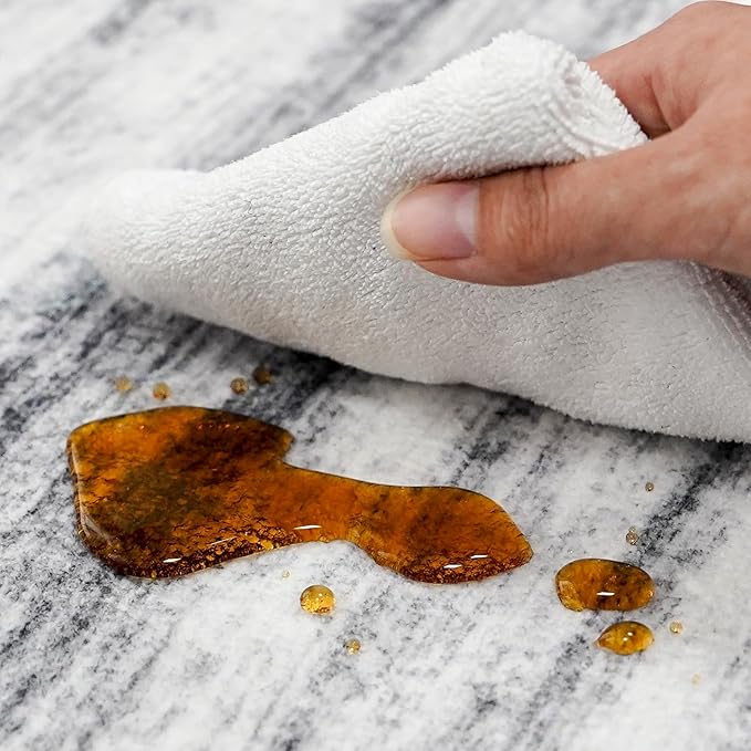 Washable Hallway Runner Rug for Home: Extra Long Runners for Entryway Living Room Dining Room - Stain and Water Resistant Rugs with Non-Slip Backing - Soft Low-Pile Carpet 2'6''x14' Grey