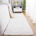 Chicrug Soft Runner Rug for Bedroom Living Room Plush Fluffy Rugs 2x6 Feet, Shag Furry Runner Rug Carpet Non Shedding for Nursery Children Kids Girls Room Home Decorative, Cream