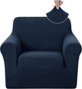 U-NICE HOME Recliner Chair Covers Stretch Couch Cover Sofa Cover Sofa Slipcover Furniture Protector for Chair Cover Pet Friendly(Armchair, Navy)