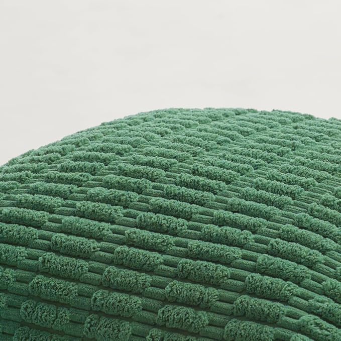 Fancy Homi 4 Packs Green Decorative Throw Pillow Covers 18x18 Inch for Living Room Couch Bed, Holiday Christmas Home Decor Gift, Soft Plush Corduroy Cute Accent Square Cushion Case 45x45 cm