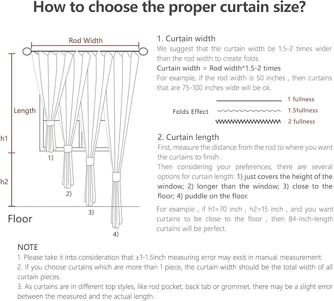 Joydeco 100% Blackout Curtains for Bedroom - Natural Linen Curtains, Thermal Insulated Linen Light Blocking Drapes, Rod Pocket & Back Tabs (Linen, 52" W x 90" L (Pack of 2))
