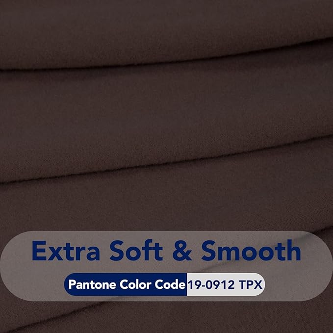 PureFit Super Stretch Chair Sofa Slipcover with Pocket – Spandex Non Slip Soft Couch Sofa Cover, Washable Furniture Protector with Elastic Bottom for Kids, Pets （Recliner, Chocolate）