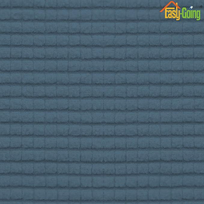 Easy-Going Stretch Loveseat Cushion Cover Sofa Cushion Furniture Protector Sofa Seat Sofa Slipcover Sofa Cover Soft Flexibility with Elastic Bottom(Loveseat Cushion, Bluestone)