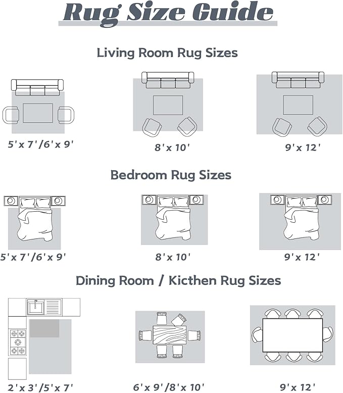 Area Rug 6x9 Washable Rug, Vintage Boho Medallion Rugs Non-Slip Soft Low Pile Large Distressed Rug Indoor Retro Carpet for Living Room Bedroom Dining Room Home Office (Vintage Black, 6'x9')