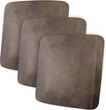 Leather Look Couch Cushion Covers Sofa Seat Slipcovers Sets Couches Furniture Protector for Sectional Armchair Loveseat Pets Kids Stretch Spandex Fabric (3 Cushion Sofa, Brown)