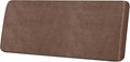 Leather Look Couch Cushion Covers Sofa Seat Slipcovers Sets Couches Furniture Protector for Sectional Armchair Loveseat Pets Kids Stretch Spandex Fabric (1 Cushion XL Sofa, Brown)