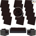 Outdoor Cushion Covers Set,14PCS Patio Furniture Couch Seat Slipcovers, Replacement for Sofa Sectional Chair(Cover，Only)