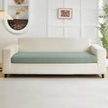 Couch Covers for 3 Cushion Sofa Pet Friendly Couch Cushion Covers Universal Sofa Covers Washable Stretch Slipcovers for Sectional Sofa (Texture Green,Large Triple Seat Cover)