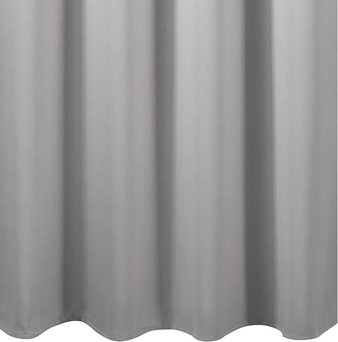 LEMOMO Blackout Curtains 52 x 45 inch/Light Grey Curtains Set of 2 Panels/Thermal Insulated Room Darkening Bedroom Curtains