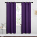NICETOWN Royal Purple Blackout Curtains 78 inches Length for Bedroom, 2 Panels, 42" Wide, Thermal Insulated Decoration Drapes for Office Window