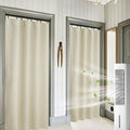 RYB HOME Curtains for Bedroom 84 inches Long 2 Panels Set, Privacy Thermal Insultaed Sunlignt Heat Blocking Drapes for Nursery Rental Room, Width 42 by Length 84, Beige
