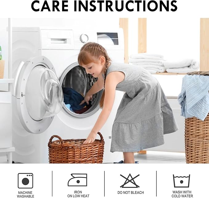 DWCN Blackout Curtains Room Darkening Thermal Insulated Bedroom Curtains Window Curtain Panels, 52 x 45 inches Long, Set of 2 Black Rod Pocket Drapes